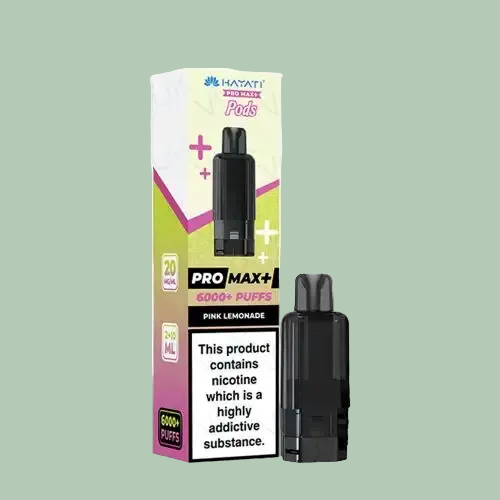 hayati pink lemonade liquid Hayati Pro Max Plus 6000 Pink Lemonade (20mg) | Prefilled Pods