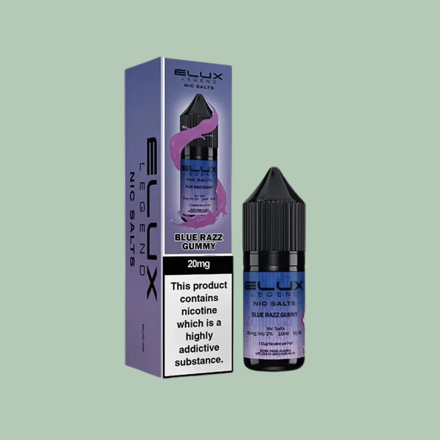 elux legend 10mg Elux Legend Blue Razz Gummy 10mg | Nic Salt