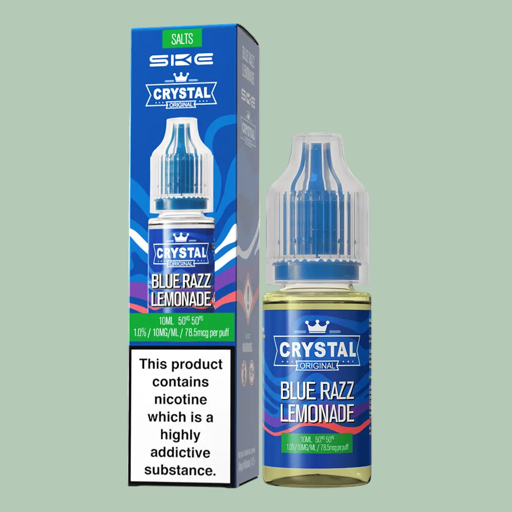 SKE Crystal Blue Razz Lemonade (10mg) Nic Salt