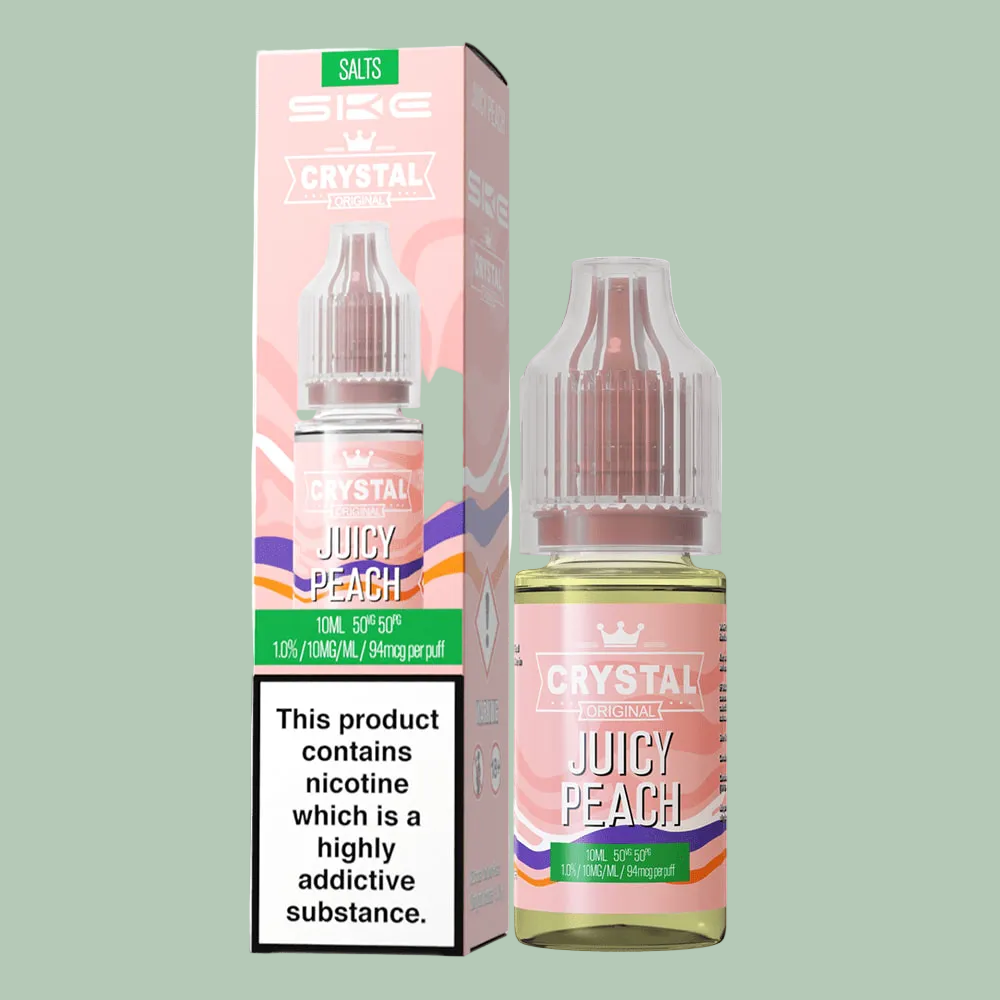 SKE Crystal Juicy Peach (10mg) Nic Salt