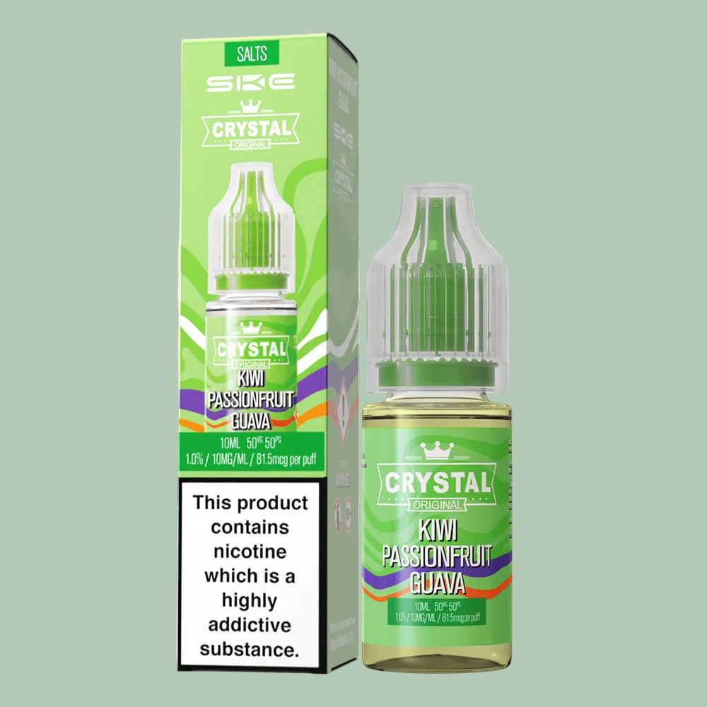 SKE Crystal Kiwi Passionfruit Guava (10mg) Nic Salt