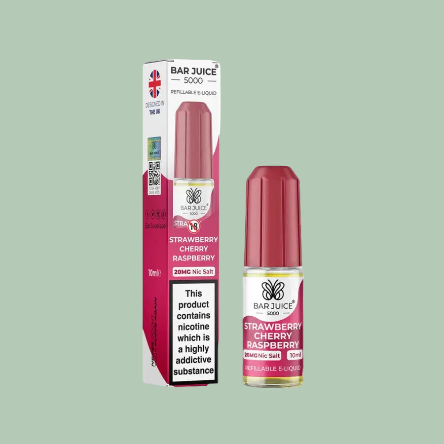 Bar Juice 5000 Strawberry Raspberry Cherry (10mg) nic salt
