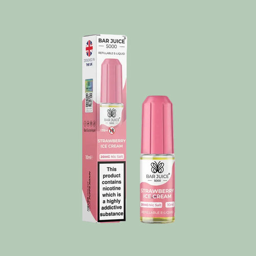 Bar Juice 5000 Strawberry Ice Cream (10mg) nic salt