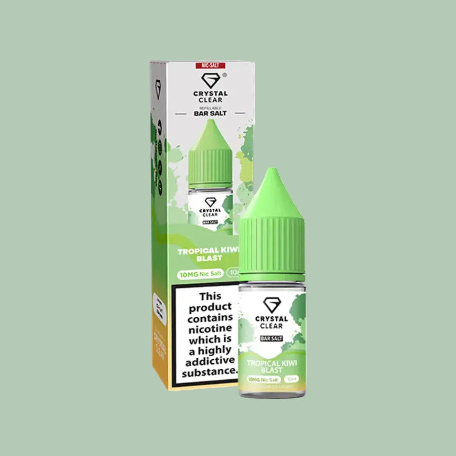 Crystal Clear Tropical Kiwi Blast (10mg) nic salt